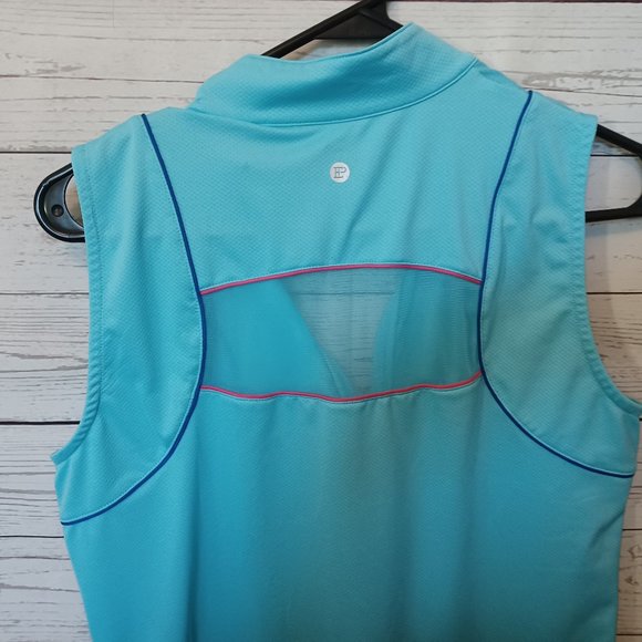 EP PRO NEW YORK WOMEN'S MEDIUM ZIP SLEEVELESS GOLF TOP